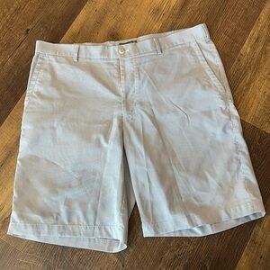 Peter‎ Millar Crown Sport shorts Mens size 38 waist gray and white stripes